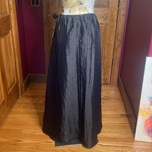 Black Formal Long Maxi Skirt by Chelsea Nights Size 12 NWT Y2K - Picture 4 of 13